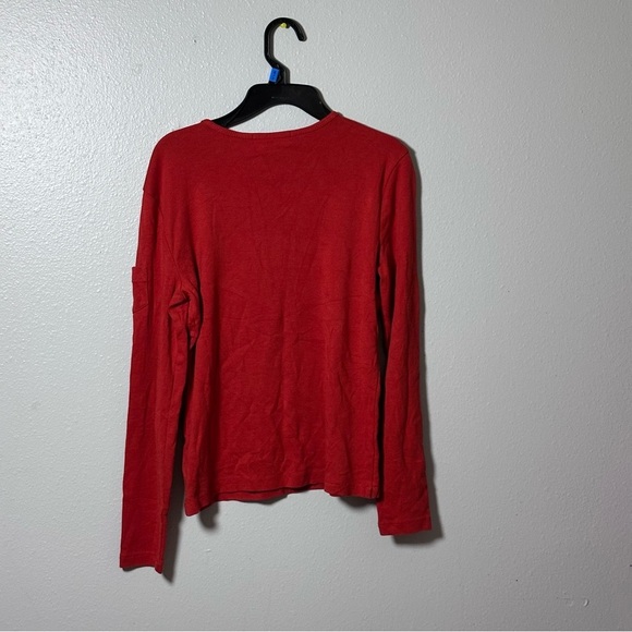 Lauren Ralph Lauren Women Red Long Sleeve T-Shirt size Small. - Picture 4 of 7